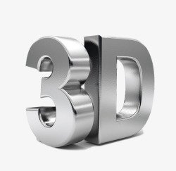 3D金属字素材