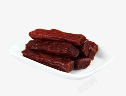 红烧牛肉干美味的牛肉干片高清图片
