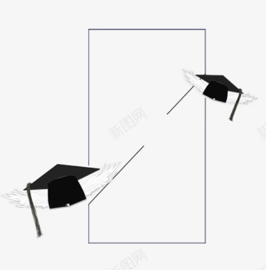 手绘毕业季装饰边框插图图标图标
