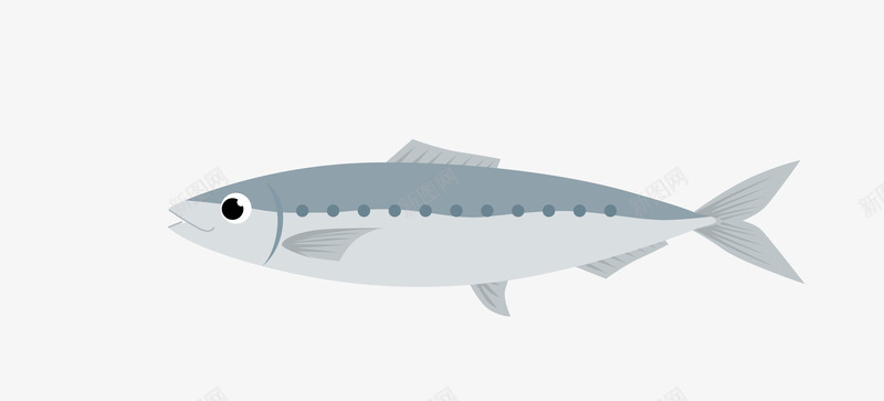 灰色手绘的小鱼创意png免抠素材_新图网 https://ixintu.com 动漫动画 动物 卡通手绘 小鱼 灰色 装饰图 食物