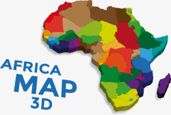 落后地区非洲地图高清图片