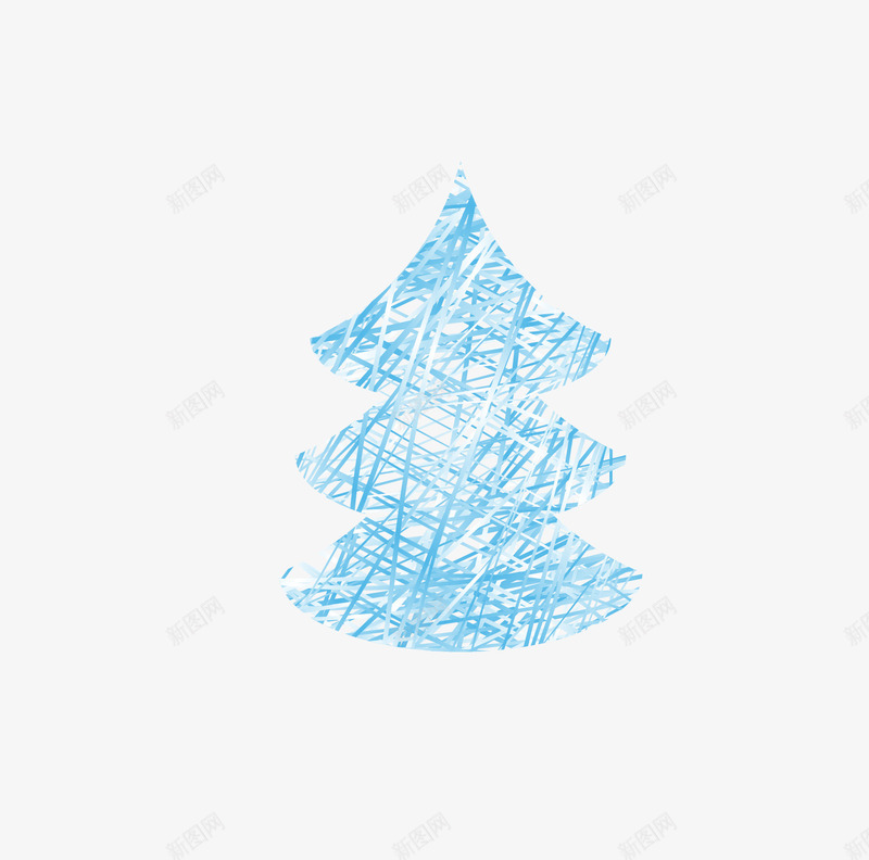 卡通手绘圣诞树png免抠素材_新图网 https://ixintu.com 不规则形状 圣诞 圣诞树 手绘圣诞树 节日 装饰图案 装饰填充