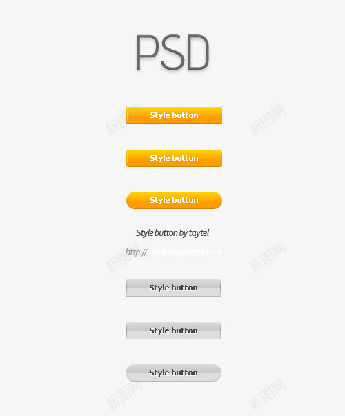 用户登录使用页面按钮PSDpsd免抠素材_新图网 https://ixintu.com APP按钮 ui按钮设计 用户页面按钮
