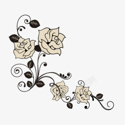 灰色花束灰色玫瑰花束装饰高清图片