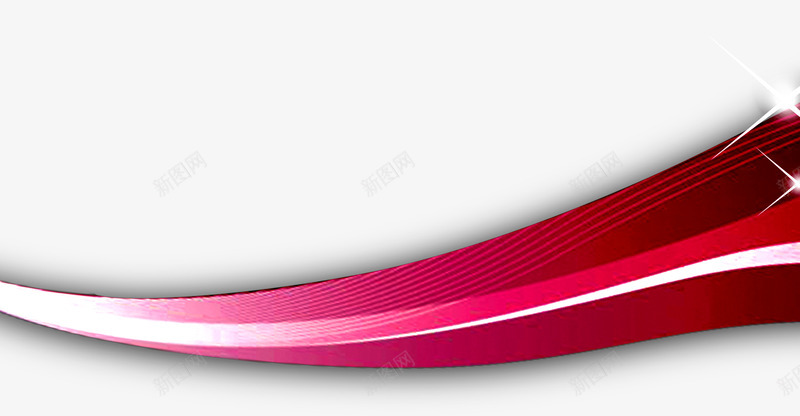 红色的彩带png免抠素材_新图网 https://ixintu.com 元素 喜庆 大气 彩带 红色 装饰
