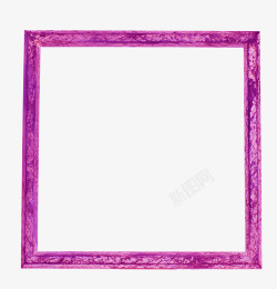二维码相框紫色边框高清图片