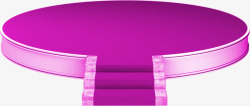 紫色创意合成效果台阶素材