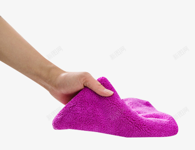 厨房用洗碗布png免抠素材_新图网 https://ixintu.com 擦拭 清洁毛巾 紫色毛巾