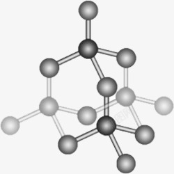 基因学灰色分子高清图片