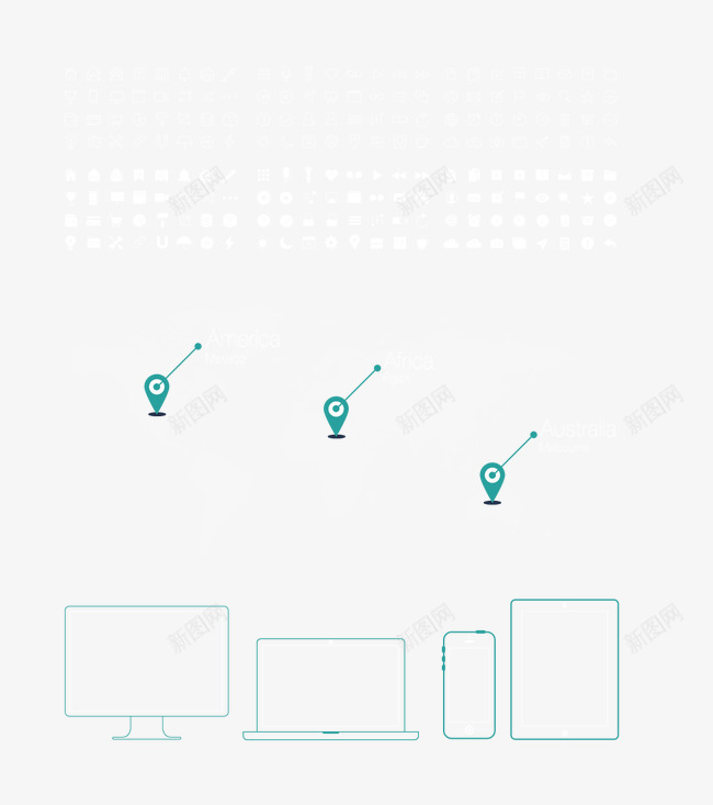 界面图标png_新图网 https://ixintu.com UI 图标 图表 按钮 数据 界面 简单