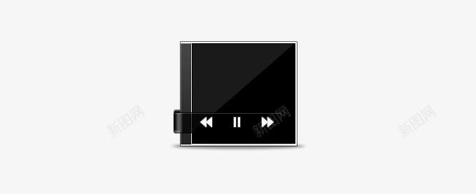 播放器图标psd_新图网 https://ixintu.com UI 专辑 图标 按钮 搜索 播放器 界面 登录 简单 音乐