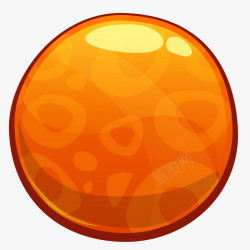 暗纹橘色按钮卡通游戏图标暗纹橘色按钮素矢量图高清图片