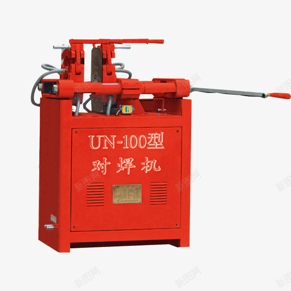钢筋对焊机psd免抠素材_新图网 https://ixintu.com 大气 对焊机 焊机 红色 钢筋