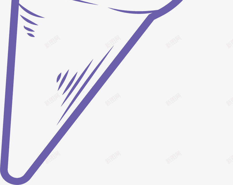 紫色线条卡通冰激凌矢量图ai免抠素材_新图网 https://ixintu.com 冰激凌 卡通冰激凌 夏天 矢量png 紫色 紫色冰激凌 矢量图