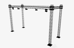 桁架模型3D桁架图高清图片