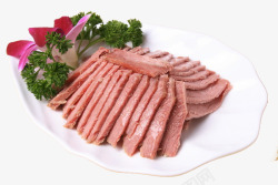 牛肉配花菜素材