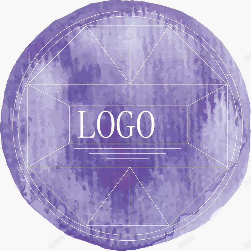 创意圆形logo图标png_新图网 https://ixintu.com logo 创意 圆形 紫色