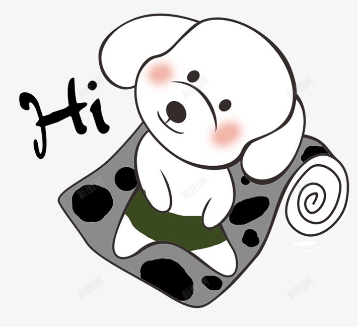 狗年运动的卡通小狗png免抠素材_新图网 https://ixintu.com 2018 卡通手绘 小狗 治愈系插画 狗年 狗年形象 运动