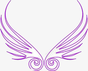 翅膀png免抠素材_新图网 https://ixintu.com 创意紫色翅膀 天空 抽象 爱心 紫色 紫色翅膀png 紫色翅膀免抠 线条