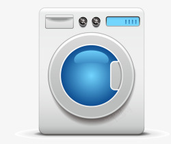 3d洗衣凝珠3D滚筒洗衣机矢量图高清图片
