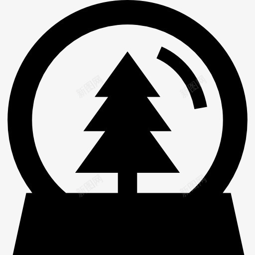 圣诞雪球树里面图标png_新图网 https://ixintu.com 圣诞节装饰 形状 树 装饰 雪 雪球