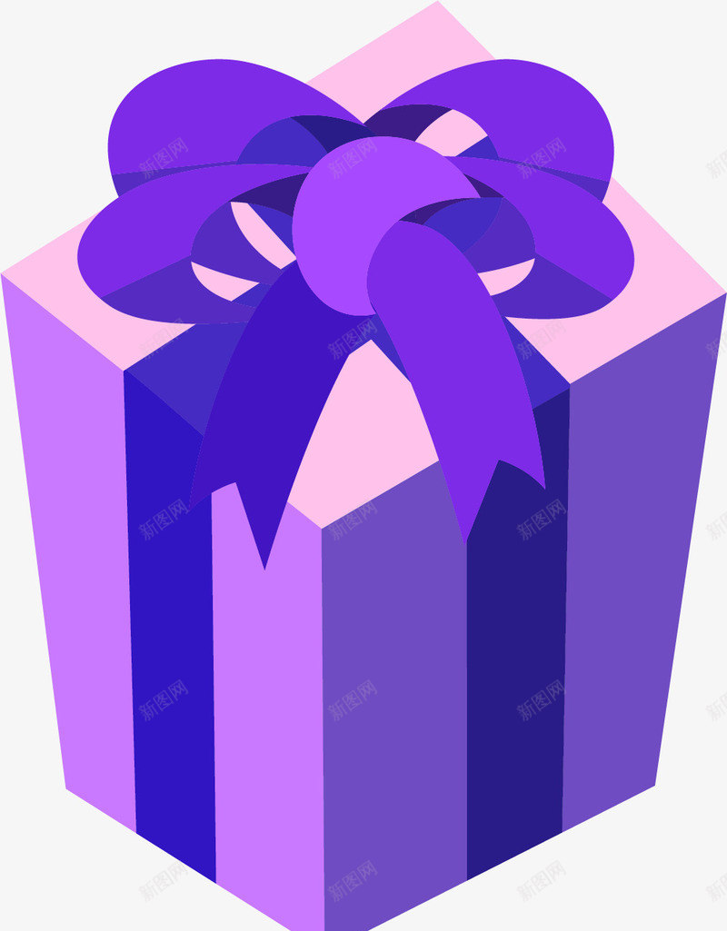 紫色打包礼物盒子矢量图ai免抠素材_新图网 https://ixintu.com 包装盒 扁平礼物包装盒 扁平风格 打包 礼物矢量盒子 紫色 矢量图