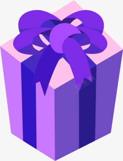 搬家打包包装盒紫色打包礼物盒子矢量图高清图片
