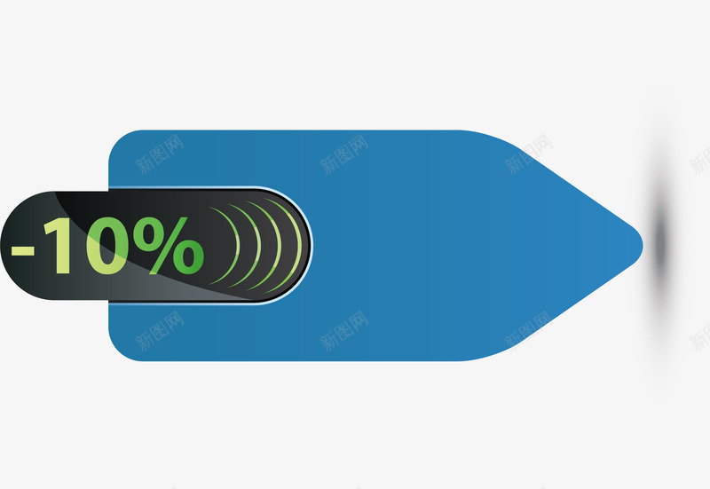 蓝色9折促销标签矢量图ai免抠素材_新图网 https://ixintu.com 九折 促销 商务 商场 大气 标签 淘宝冬季促销 简约 蓝色 降价 矢量图
