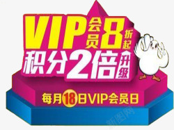 vip会员日素材