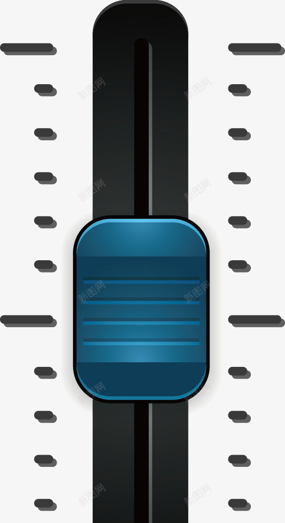 竖向调节器矢量图eps免抠素材_新图网 https://ixintu.com UI 矢量调节器 蓝色滑块 调节 矢量图