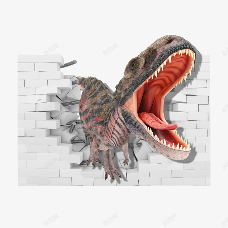 3D恐龙图案png免抠素材_新图网 https://ixintu.com 三维 可印刷 平面设计杂 广告设计 恐龙 立体化 设计 高清