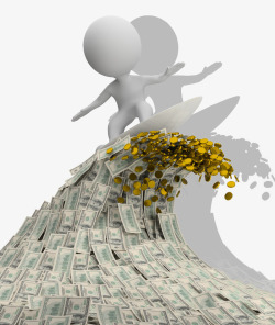 3D一木箱凤梨矢量图3D小人高清图片