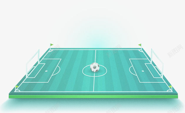 球场png免抠素材_新图网 https://ixintu.com 3D 体育运动 创意 立体 竞技场 足球 足球场