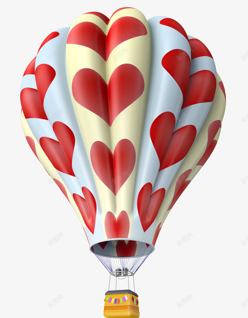 漂浮气球png免抠素材_新图网 https://ixintu.com 3d模型 悬浮 手绘 模型 气球