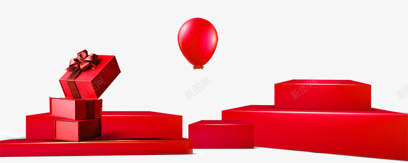 红色双十二电商3D立体展示平台psd免抠素材_新图网 https://ixintu.com 3D立体 双十二 展示平台 电商 红色 红色双十二电商3D立体展示平台