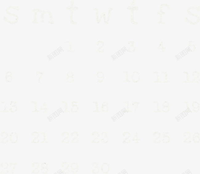 日历png免抠素材_新图网 https://ixintu.com 字母 数字 日历 日期 英文