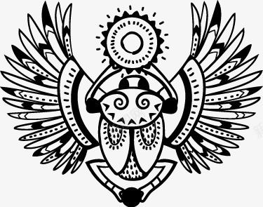 埃及文化元素图标png_新图网 https://ixintu.com EPS 传统文化 古埃及文化 埃及文化元素 扁平化图标 文化特色 文化艺术 法老 狮身人面像 矢量素材 设计 金字塔