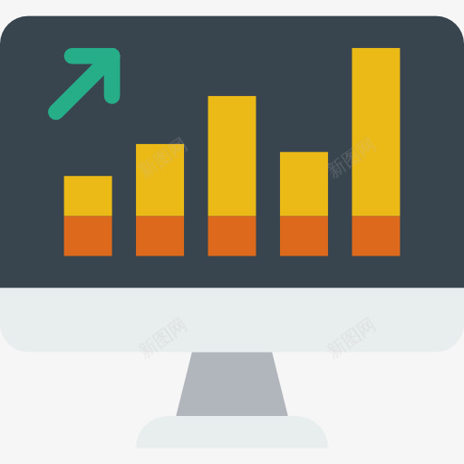 分析图标png_新图网 https://ixintu.com 业务 分析 图形 显示器 杂 笔记本电脑屏幕 统计