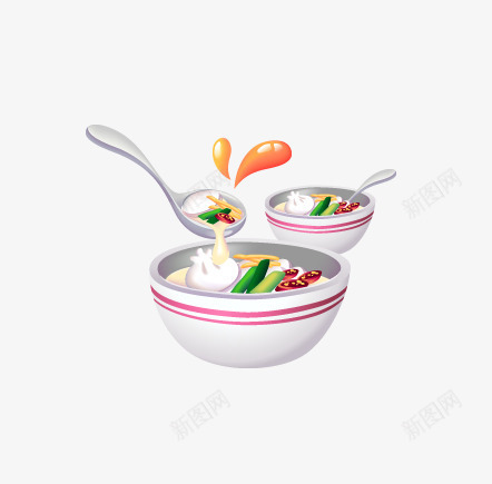 韩国美食psd免抠素材_新图网 https://ixintu.com 包子 美食 韩国传统美食 韩国文化 韩国美食