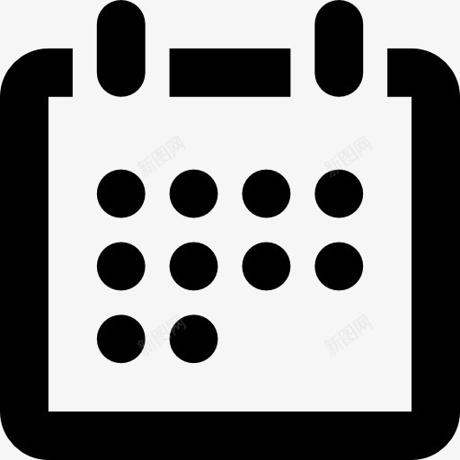 日历图标图标png_新图网 https://ixintu.com 事件 写日期 愿望清单 日历 日期 时间