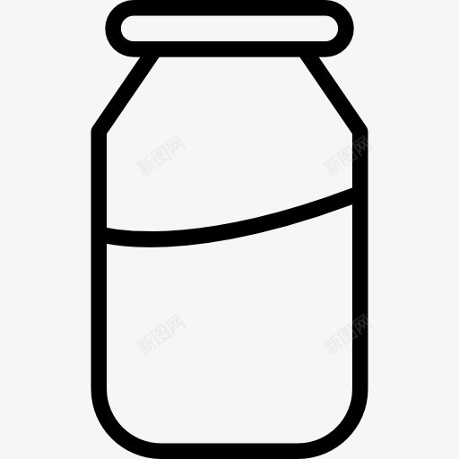 瓶的轮廓图标png_新图网 https://ixintu.com 厨具 厨房 厨房用具 容器 工具 液体瓶 瓶 轮廓 食品