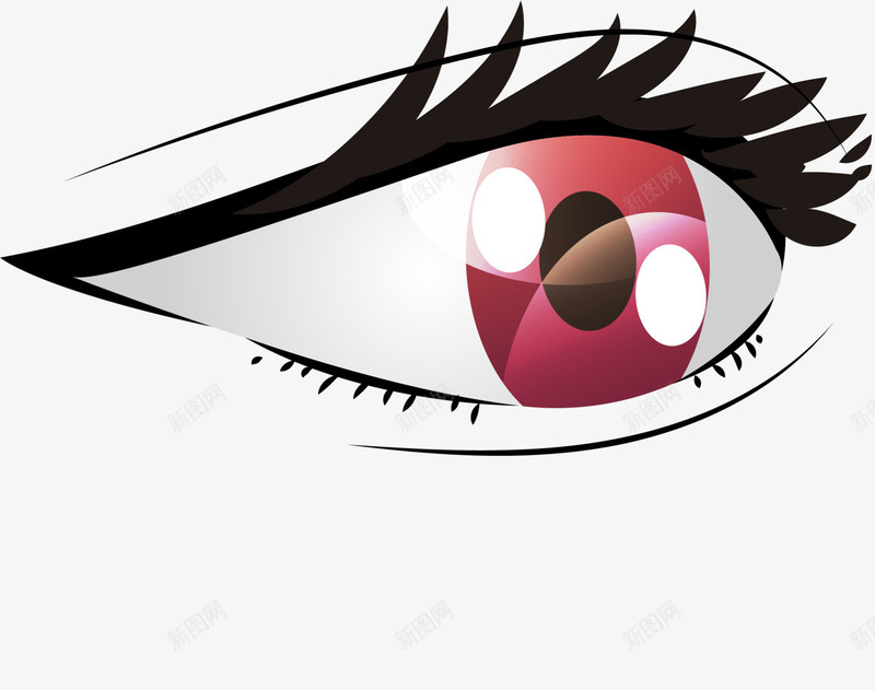 全国爱眼日爱护眼睛png免抠素材_新图网 https://ixintu.com 一个眼睛 一只眼睛 保护眼睛 全国爱眼日 爱护眼睛 红色瞳孔
