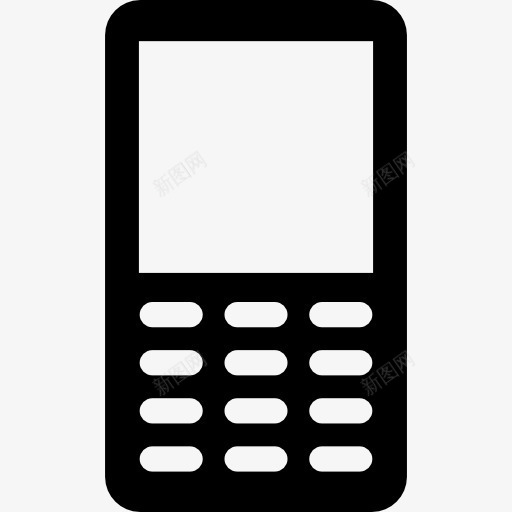 老式的手机图标png_新图网 https://ixintu.com 工具和器具 手机 电话
