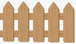 木制栅栏矢量图素材