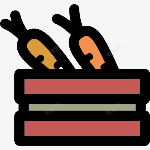 收获图标png_新图网 https://ixintu.com 农场 成分 收获 耕作 胡萝卜 食品