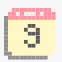 像素像素日历InPixelatedIcons图标png_新图网 https://ixintu.com 9 Calendar Pixel Pixels 像素 日历