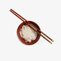 煮熟的米一碗白米饭高清图片