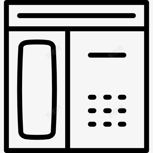 交易电话图标png_新图网 https://ixintu.com 技术 电话 电话听筒 通信