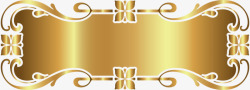金色装饰框架素材