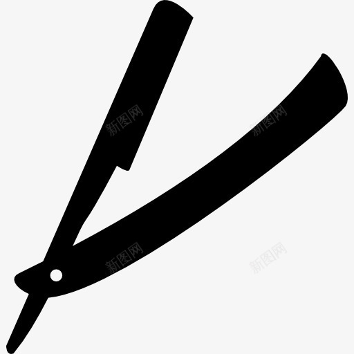 剃刀美发工具图标png_新图网 https://ixintu.com 切割工具 剃须刀 发廊 头发 工具 工具和用具
